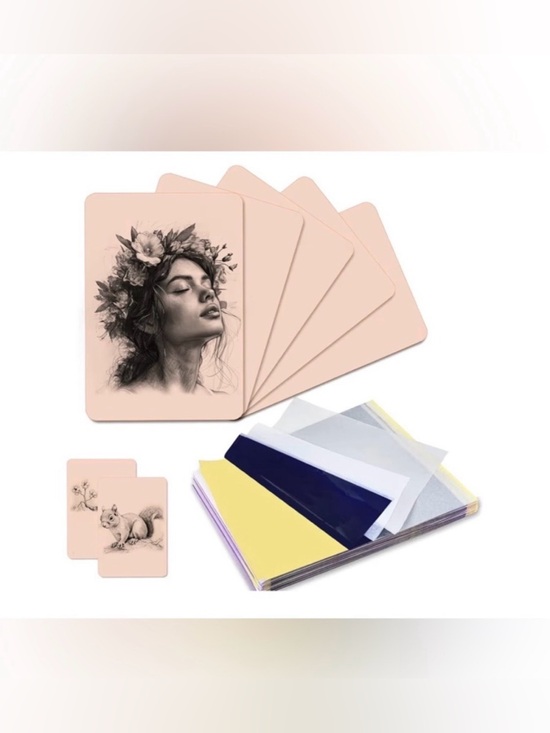 Other - 3MM Tattoo Skin Practice Kit- 15 Pcs Fake Skin and StencilPaper Kit